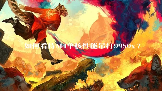 如何看待M4单核性能吊打9950x?